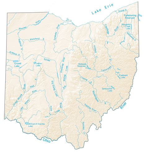river vs creek|map of ohio creeks.